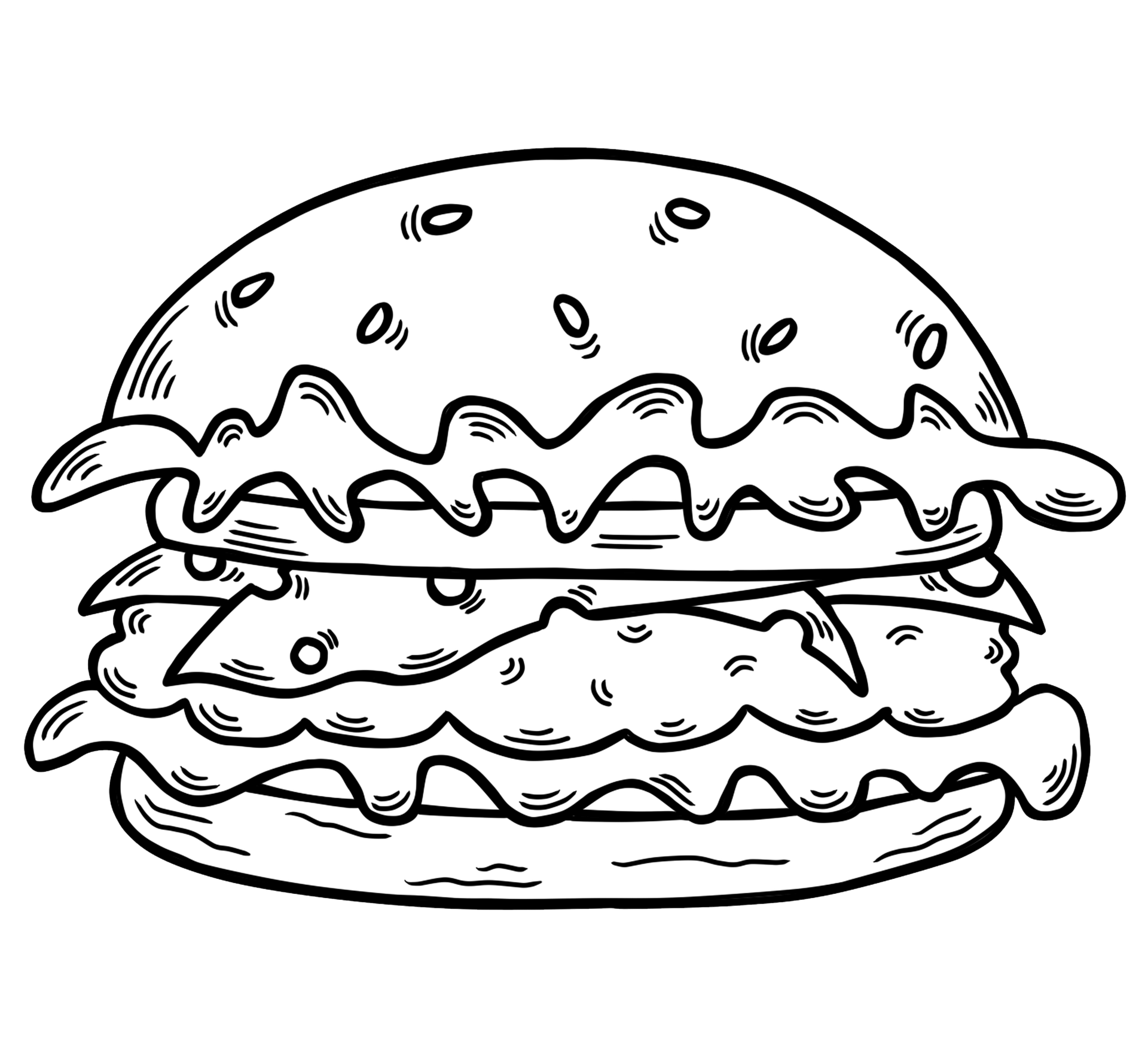 A burger image